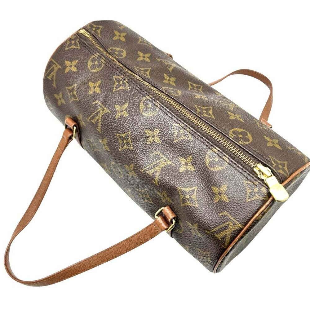 LOUIS VUITTON Brown Monogram Papillon Boston Bag - Picture 7 of 9
